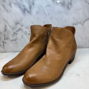 Lucky Brand Brown Leather Ankle Boots